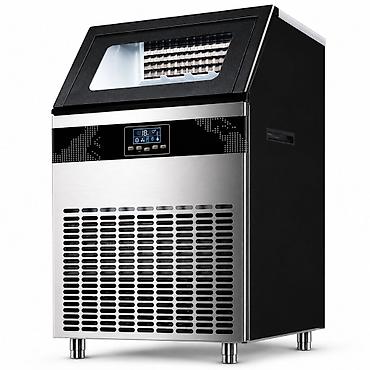 Buz aparatları: №: 3893 Məhsulun adı: Buz generatoru Hicon 120 kq/gün, gümüşü Brend — 1