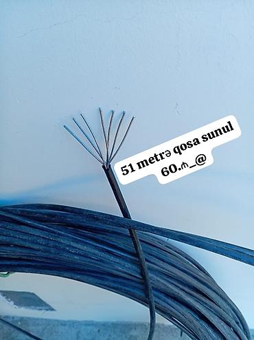 diski mala: Məhsul: 51 metr “qosa sunul” kabel Qiymət: 60₼ Təsvir: - Təxminən — 1