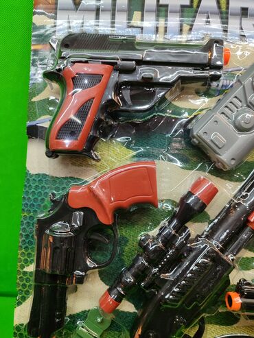 Игрушки: Оружие детский набор игрушек в ассортименте🔥 Комплектация товара — 9