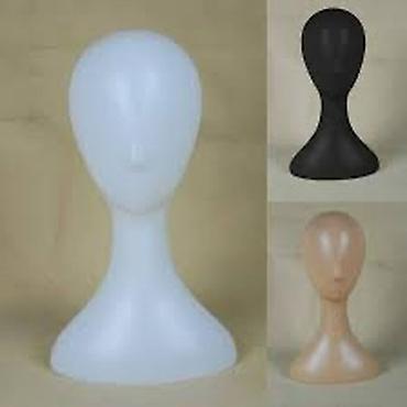 Manekenlər: Baş, Plastik, plastmas, Ağ, Çin — 2