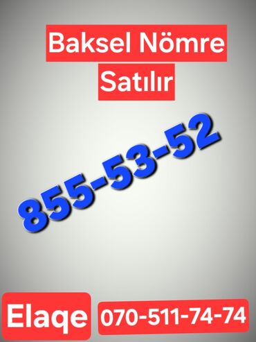 SİM-kartlar: Nömrə: ( 070 ) ( 5117474 ), İşlənmiş