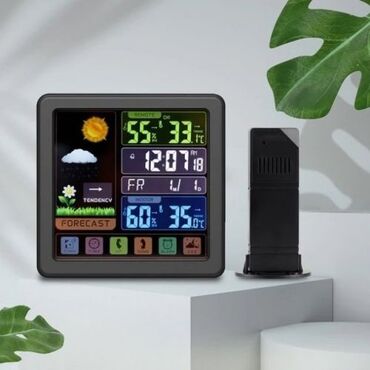 прибор для измерения давления купить: Домашняя метеостанция с беспроводным датчиком, с термометром и