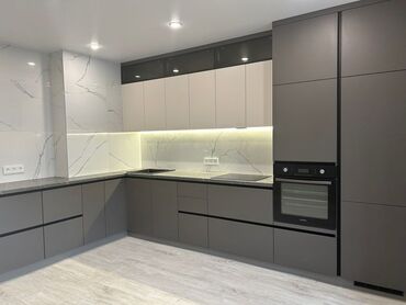 Sifarişlə mətbəx mebeli: Sifarişlə mətbəx dəsti, Özü çəkən petlələr, Mat laminat, Kredit var, Rayonlara çatdırılma, Pulsuz çatdırılma — 8