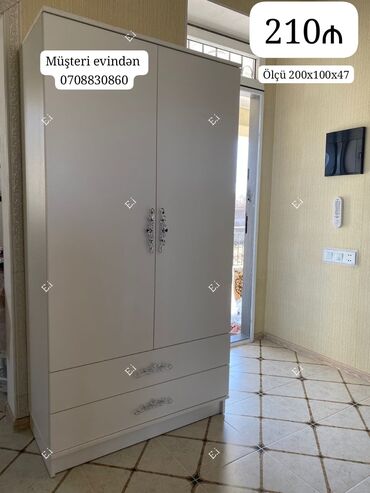 вытяжка встроенная в шкаф: 2 qapılı dolab