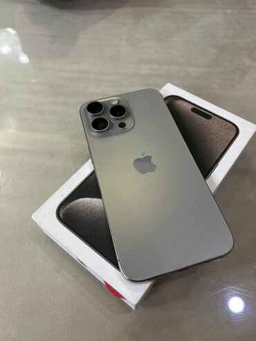 iphone 14 про макс цена в бишкеке: IPhone 15 Pro Max, Жаңы, 256 ГБ, Коргоочу айнек, Куту, 91 %