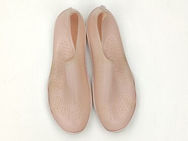 Różowe, gumowe baleriny damskie marki Decathlon. Buty w bardzo dobrym