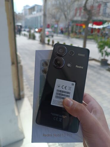rəsmi note 8: Xiaomi Redmi Note 13 Pro, 256 GB, rəng - Qara, 
 Zəmanət, Sensor, Barmaq izi