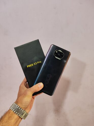 xiaomi poco f2 pro qiymeti: Poco X3 Pro, 128 GB, rəng - Qara, Barmaq izi, Face ID
