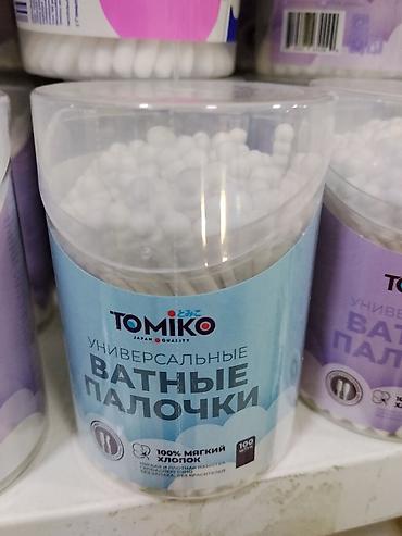 вата для тошок: Универсальные ватные палочки TOMIKO - 100% мягкий хлопок - Плотная и — 1