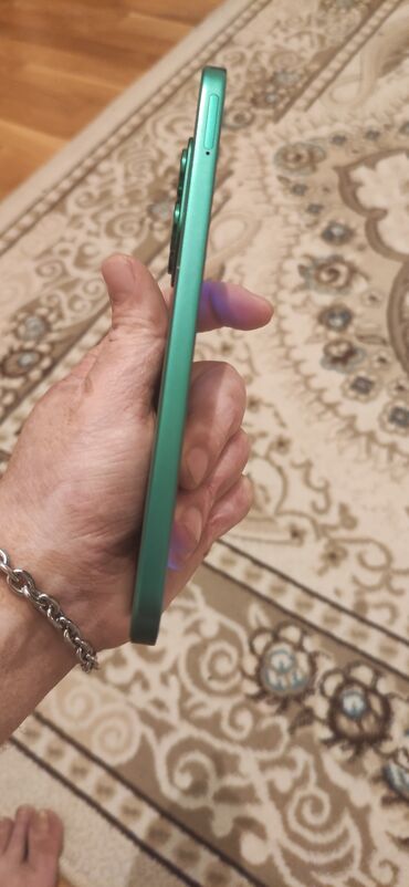 honor telefon qiymetleri: Honor X8 5G, 256 ГБ, цвет - Зеленый, Гарантия, Битый, Отпечаток пальца
