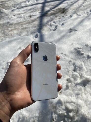 iphone 8 цена бишкек: IPhone X, Жаңы, 256 ГБ, Ак, Каптама, 100 %