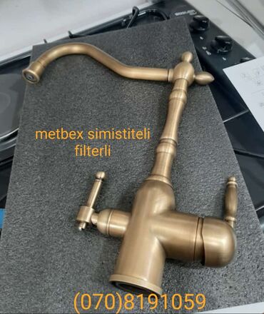 Mətbəx kranları: Metbex ucun simistiteler moykalar Her nov model movcutdur Hamam ucun — 3