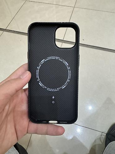 Apple iPhone: IPhone 13, Б/у, 128 ГБ, Midnight, Защитное стекло, Чехол, Кабель, 75 % — 14