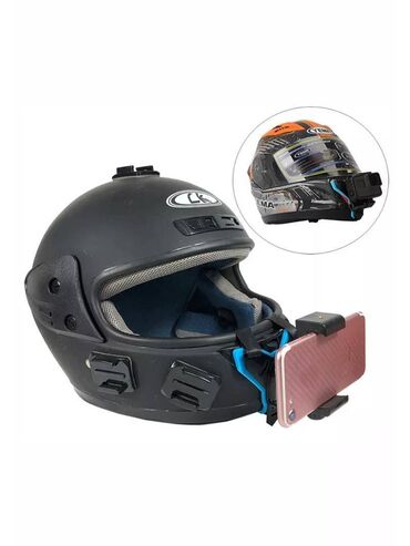 Перчатки: Держатель для телефона на мотоциклетный шлем для GoPro Hero