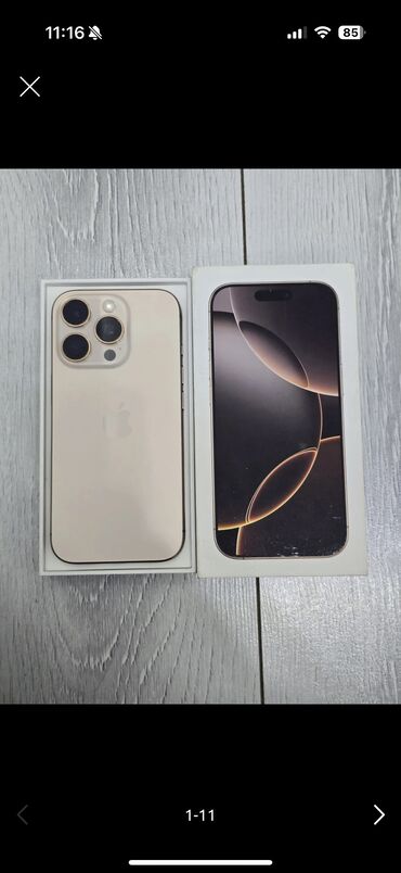 12 про цена бишкек бу: IPhone 16 Pro, Б/у, 256 ГБ, Desert Titanium, Зарядное устройство, Защитное стекло, Чехол, 91 %