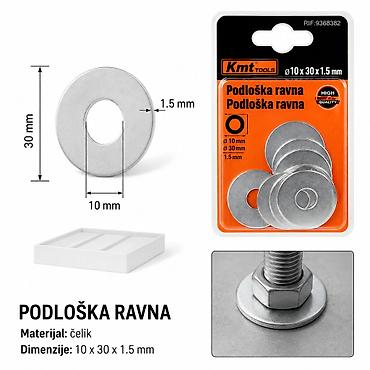 KMT Prostirka 9368382 Ravna podloška za pričvršćivače – idealna za na lalafo.rs KMT Prostirka 9368382 Ravna podloška za pričvršćivače – idealna za