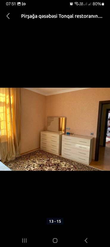 Uzunmüddətli kirayə evlər: 120 kv. m, 3 otaqlı, Kombi, İnternet, Telefon -da lalafo.az — 13 Uzunmüddətli kirayə evlər: 120 kv. m, 3 otaqlı, Kombi, İnternet, Telefon — 13