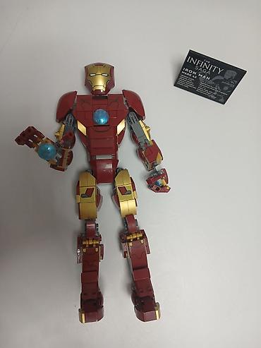 Oyuncaq fiqurlar: LEGO Marvel Studios The Infinity Saga Iron Man fiquru – 76206 Marvel — 2