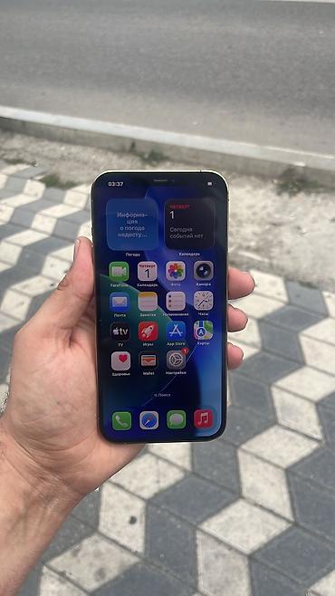 13 pro plus: IPhone 12 Pro Max, Qızılı, Face ID — 2
