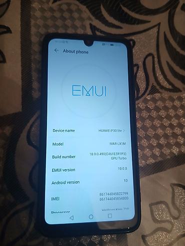 Huawei P30 Lite, 128 GB, rəng - Qara, İki sim kartlı