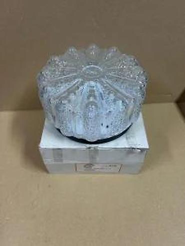 Stilske lampe: Stropna/zidna plafonjera sa staklenim difuzorom - Klasičan okrugli — 7