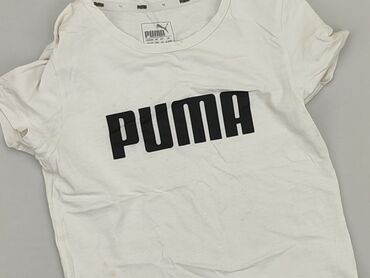 koszulka z wilkiem: T-shirt, Puma, 10 years, 134-140 cm, condition - Fair