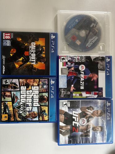 Oyun diskləri və kartricləri: Playstation 4/5 oyun diskleri: GTA 5 Premium Edition-30manat Call Of