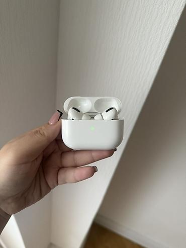 headphone: Original AirPods Pro + hədiyyə qulaqlıq 🎁 Apple AirPods Pro 1-ci — 1