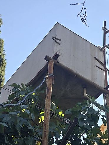 beton su cəni: Nerjavika qalin paslanmayan su çəni – yerüstü, kvadrat formalı - — 2