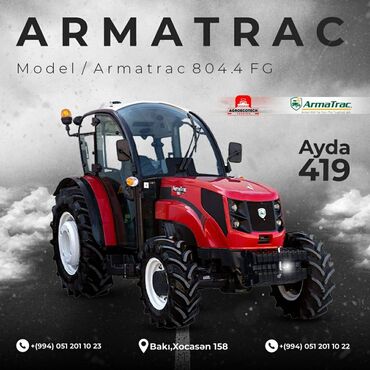 Kommersiya nəqliyyat vasitələri: Armatrac 804 fg (bağçılıq seriyası) traktor aylıq cəmi: 419 azn 💶 20%
