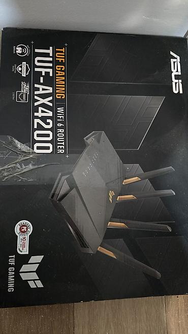 playstation 4 цена в бишкеке: Продаю мощный игровой Wi-Fi 6 роутер ASUS TUF Gaming AX4200 — 1