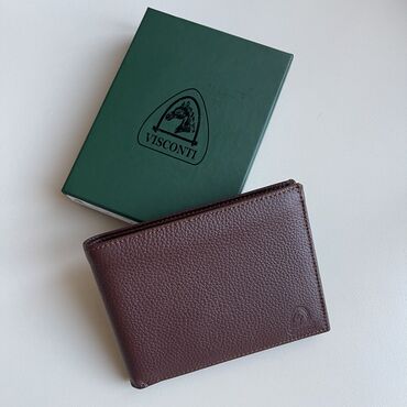 чехол б у: Visconti бумажник из Италии натуральная мягкая кожа кошелек портмоне