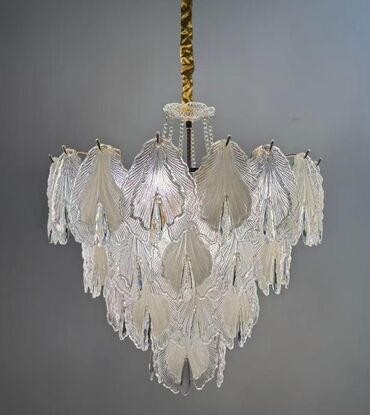 Люстры: Хрустальные подвесные люстры с LED-подсветкой - Эффектные — 18