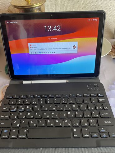 купить ноутбук в рассрочку бишкек: Планшет, память 128 ГБ, 5G, Новый, С клавиатурой цвет - Черный