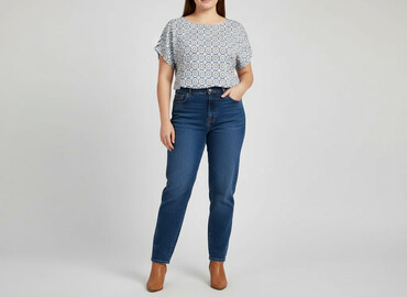 koszula w świnki makłowicz: Women's blouse, size XL