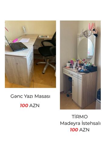 ağ tülpan qiyməti: Oğlan üçün, İşlənmiş, Yazı masası