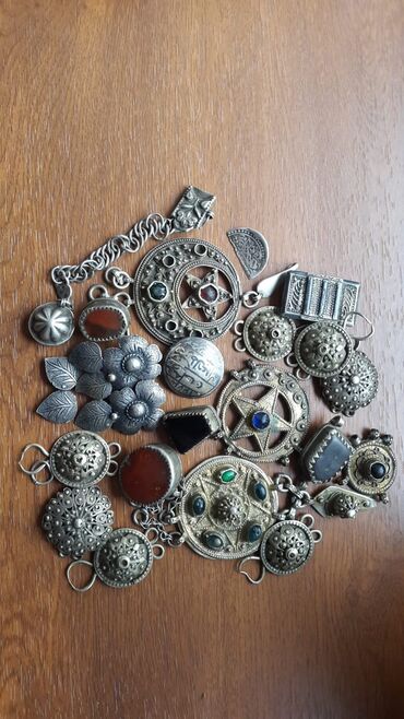 Bijuteriya dəstləri: Etno üslubda bəzək əşyaları dəsti – müxtəlif hissələr və asqılardan — 4