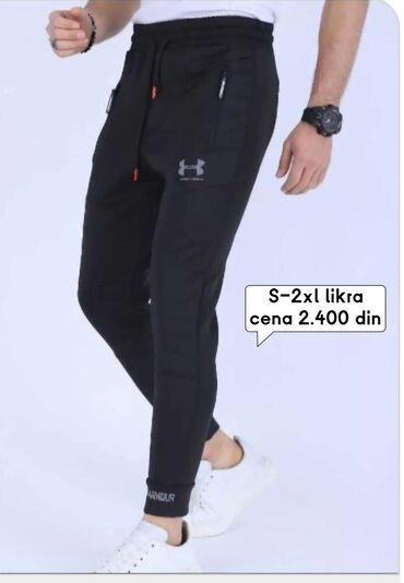 new yorker donji deo trenerke: Pantalone, S (EU 48), Jogger, bоја - Crna