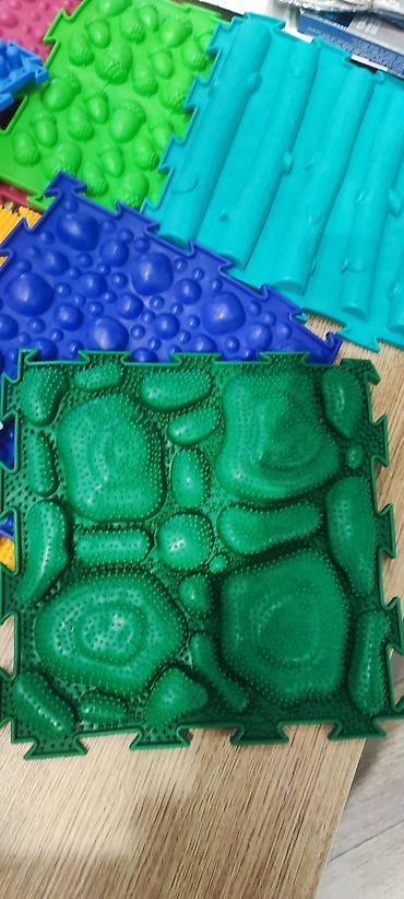oyuncaq usaq: Uşaq üçün modullu massaj-matlar (puzzle tipli) - Bir-birinə keçmə — 3