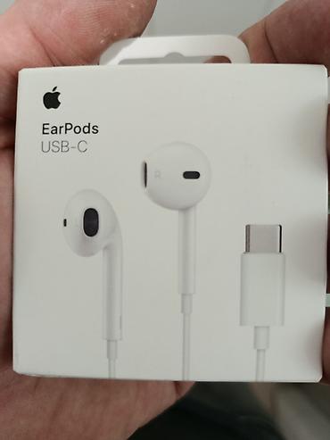 apple airpod: Yeni Simli Qulaqcıqlar, Apple, rəng - Ağ — 1