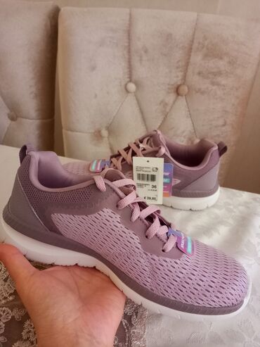 женские кроссовки adidas running: Skechers, Ölçü: 36, rəng - Çəhrayı, Yeni