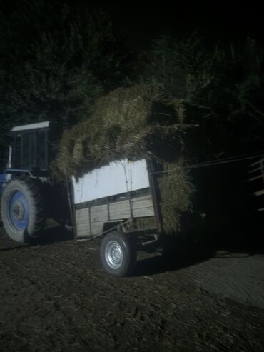 Прицепы: Tək oxlu kənd təsərrüfatı qoşqusu - Traktor üçün qoşqu, arxadan