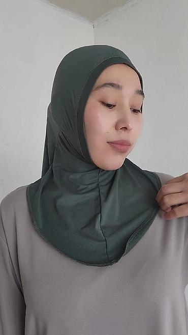 Другие головные уборы: Хиджаб-амир (готовый, быстрого надевания) - Модель: цельнокроеная — 7
