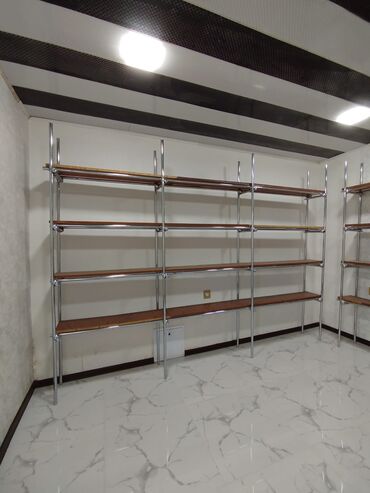 Biznes üçün program təminatı: Mağaza/ankara tipli modul rəflər sistemi - Material: xrom örtüklü
