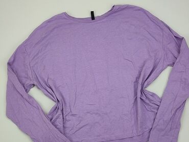 fioletowa bluzki z długim rękawem: Bluzka Damska, SinSay, M, stan - Dobry