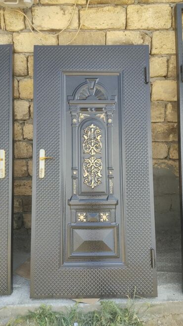 Giriş qapıları: Yeni Giriş qapısı 90x205 sm Zamok və çərçivə ilə, Zəmanətli, Ödənişli quraşdırma, Ödənişli çatdırılma, Rayonlara çatdırılma — 26