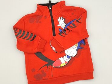 czarne legginsy dla dziewczynki: Sweatshirt, Disney, 2-3 years, 92-98 cm, condition - Very good