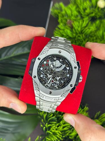 Aksesuarlar: Yeni, Qol saatı, Hublot, rəng - Gümüşü — 1