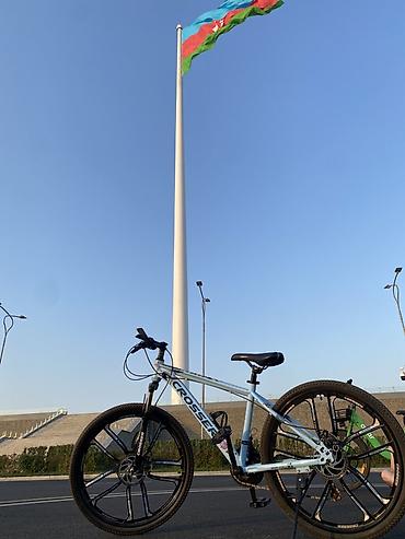 Velosipedlər: Crosser dağ/şosse tipli velosiped - Rəng: açıq mavi (mavi qara — 4