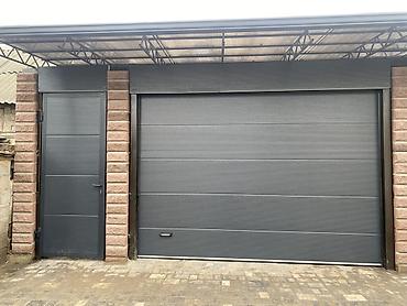 Откатные ворота: Откатные ворота из сэндвич‑панелей с автоматикой - Полотно — 56